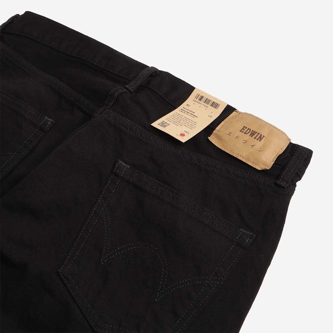 Edwin Regular Tapered Kaihara 13oz Right Hand Black Denim Jeans