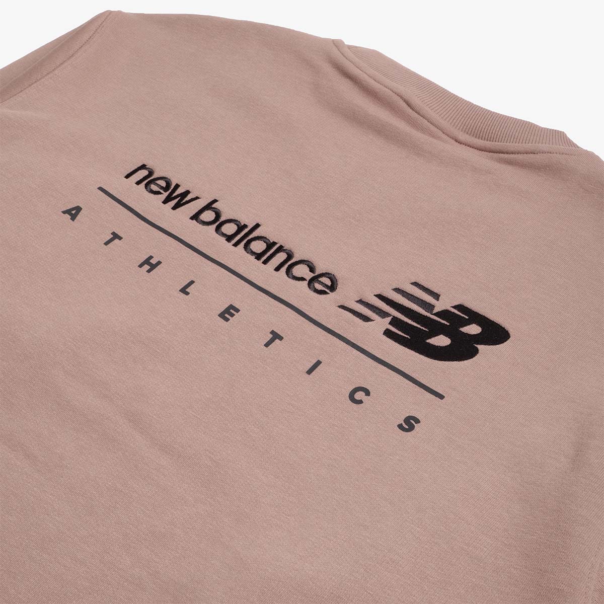 New Balance Linear Graphic Fleece Crew Sweatshirt
