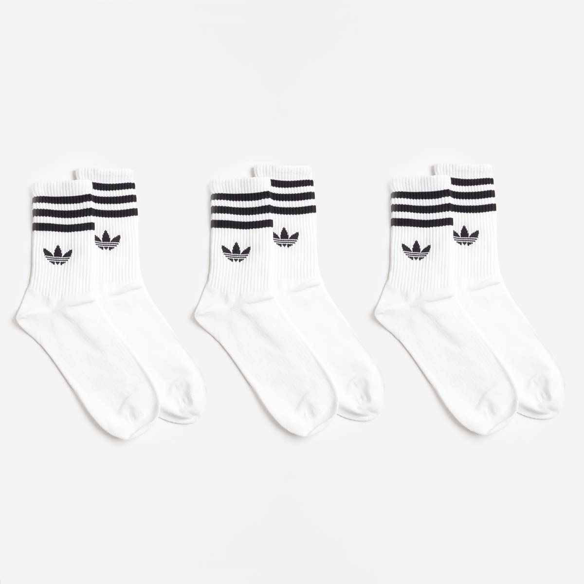 Adidas Originals 3-Stripes Crew Socks 3 Pairs
