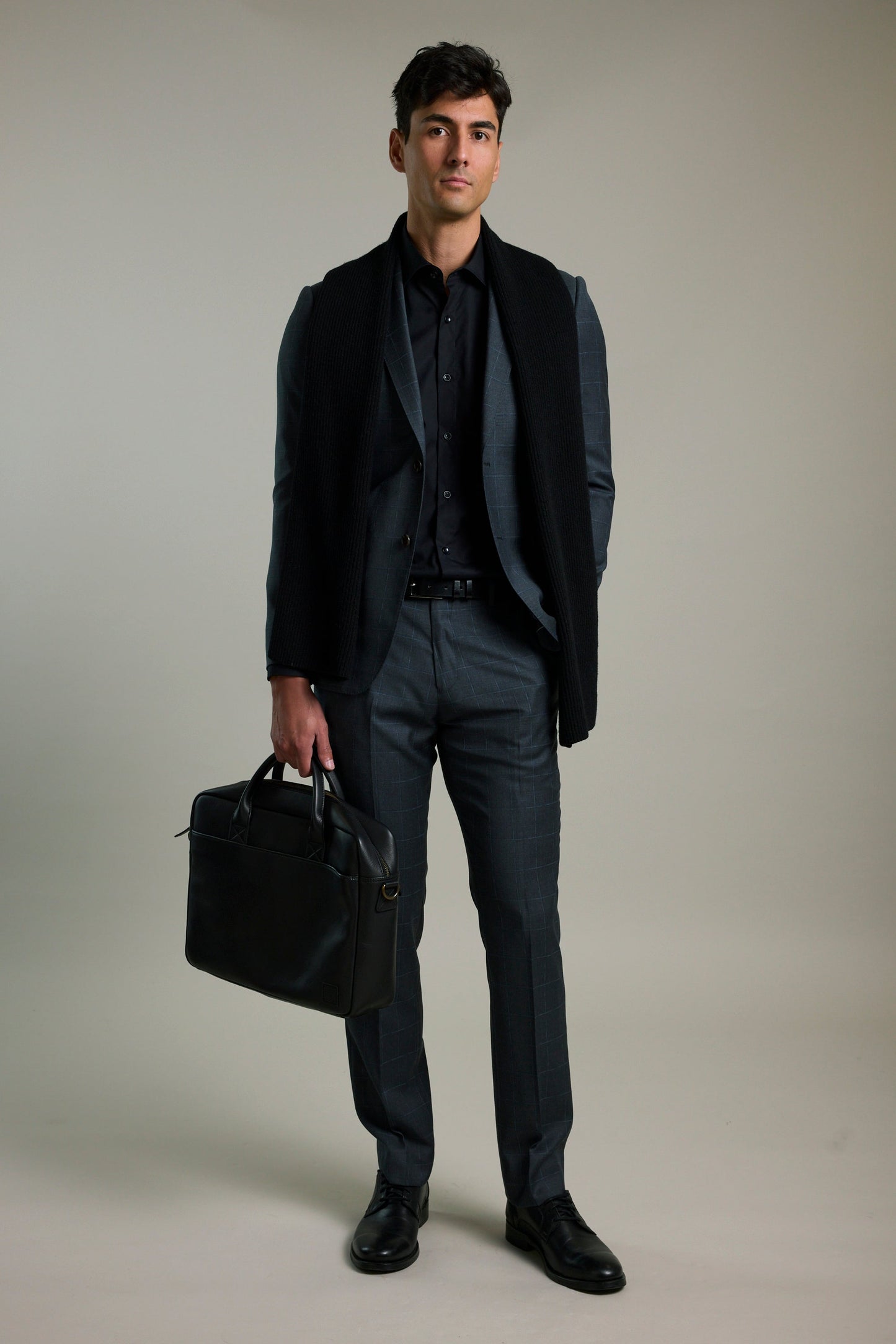 Highland Check Suit Trouser