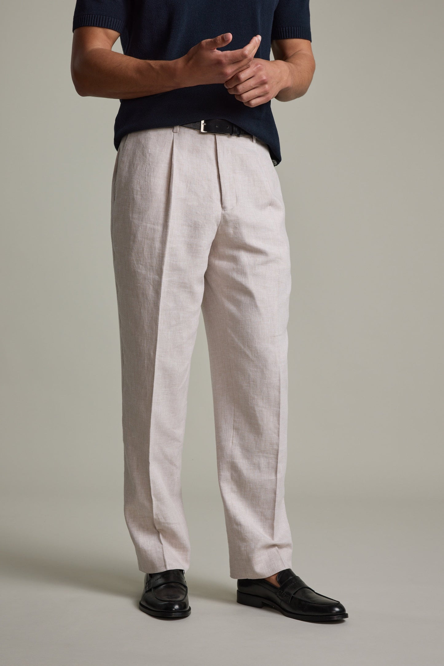 Somerton Linen Pleated Pant