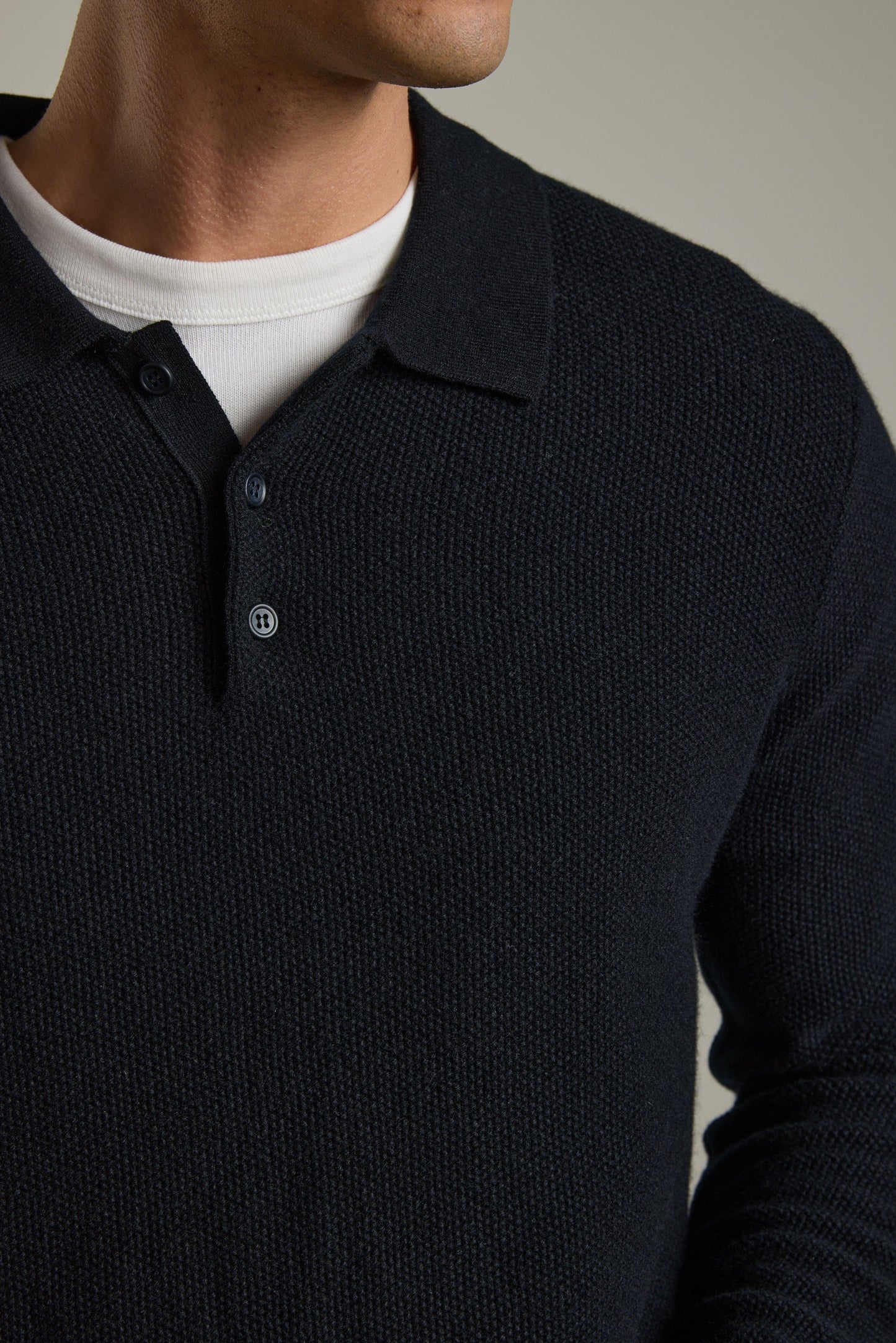 Ainsley Woollen Long Sleeve Polo