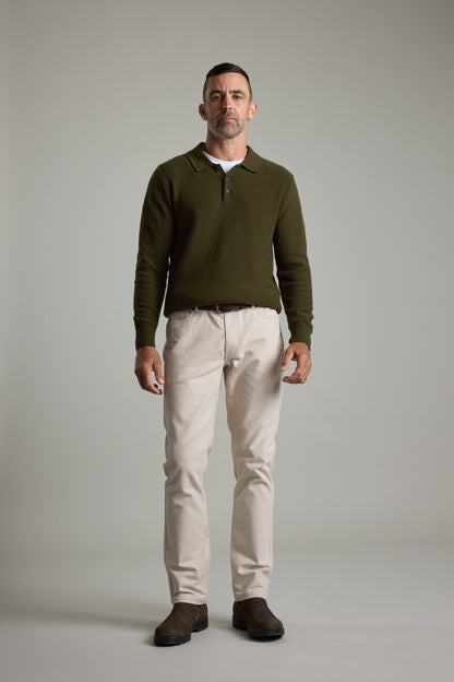 Ainsley Woollen Long Sleeve Polo