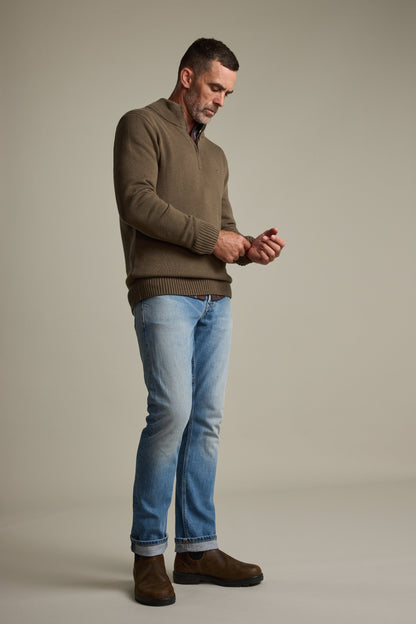 Anchor Cotton ¼ Zip