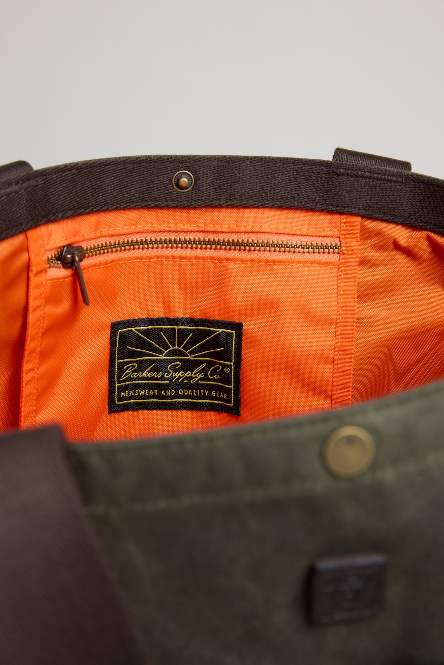 Benson Waxed Cotton Tote Bag