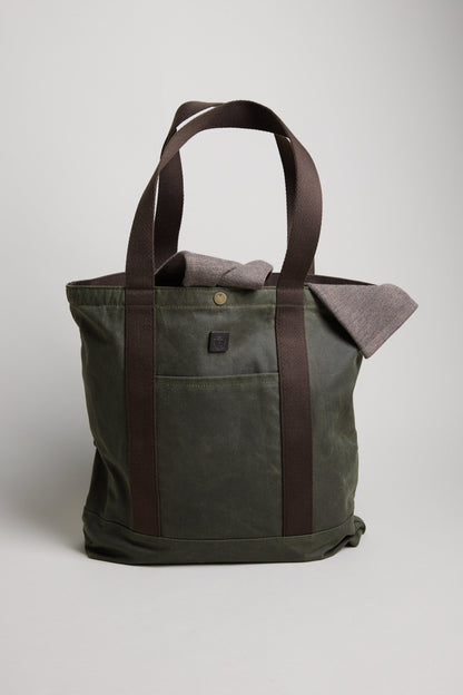 Benson Waxed Cotton Tote Bag