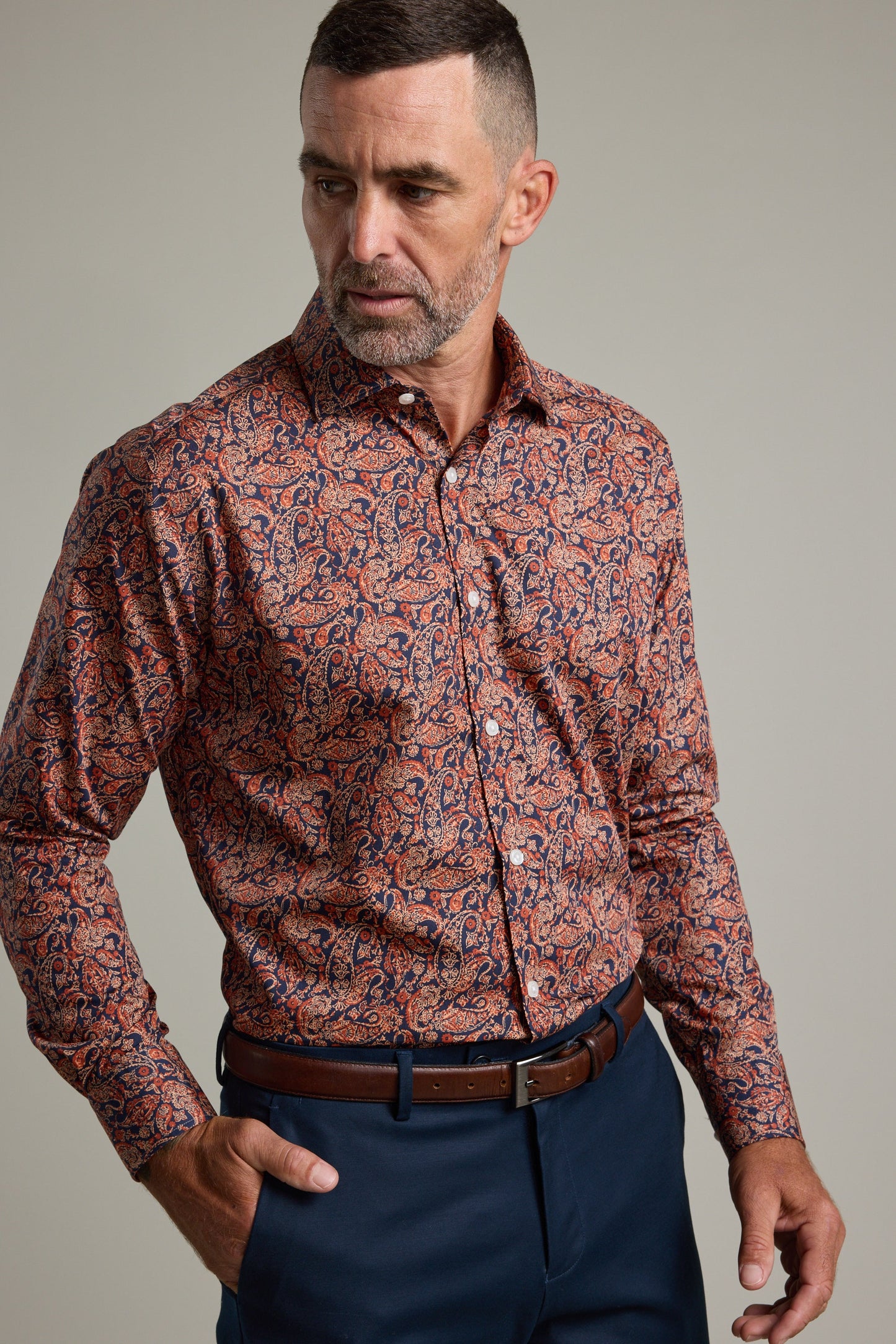 Paisley Business Shirt