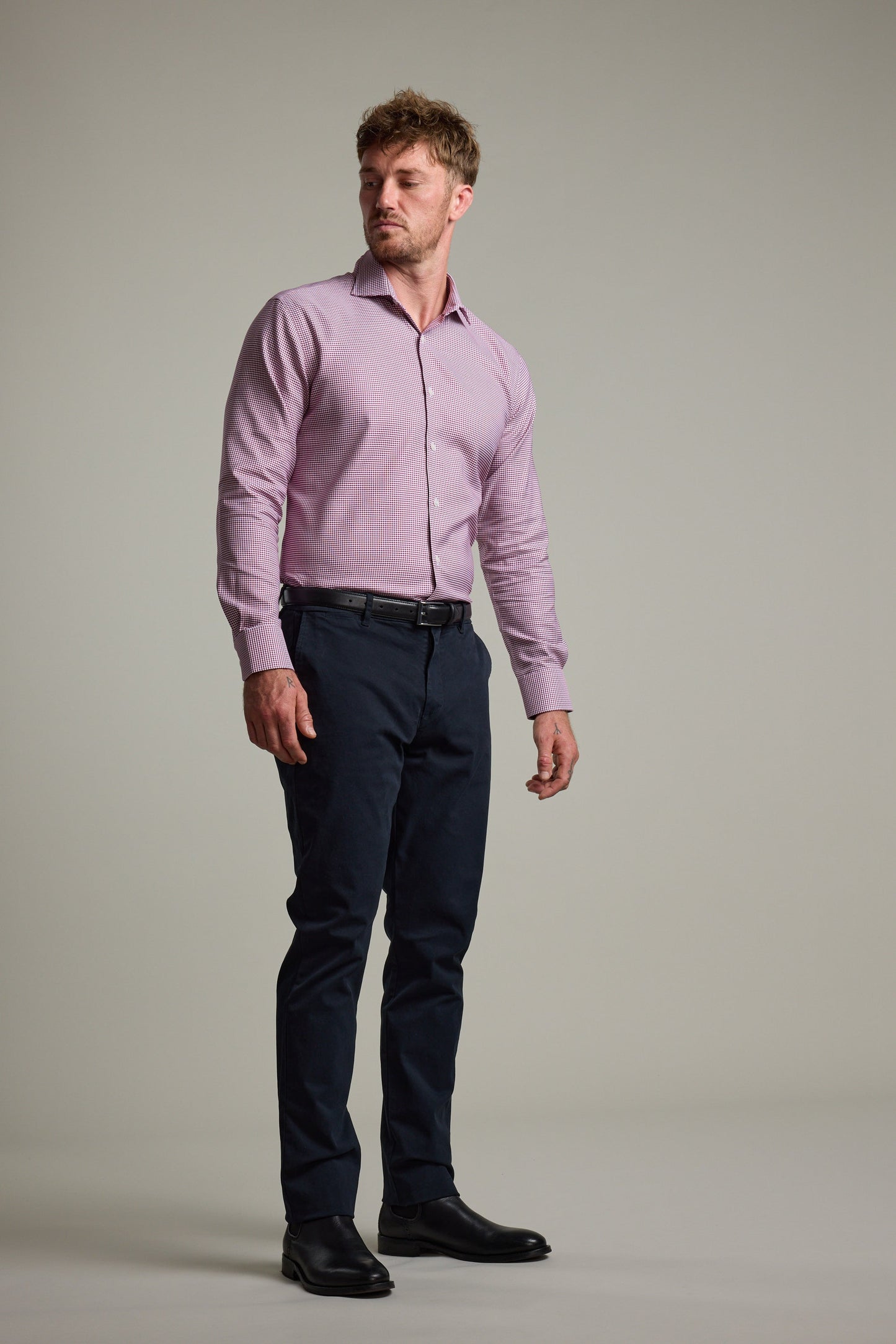 Mitchel Check Business Shirt