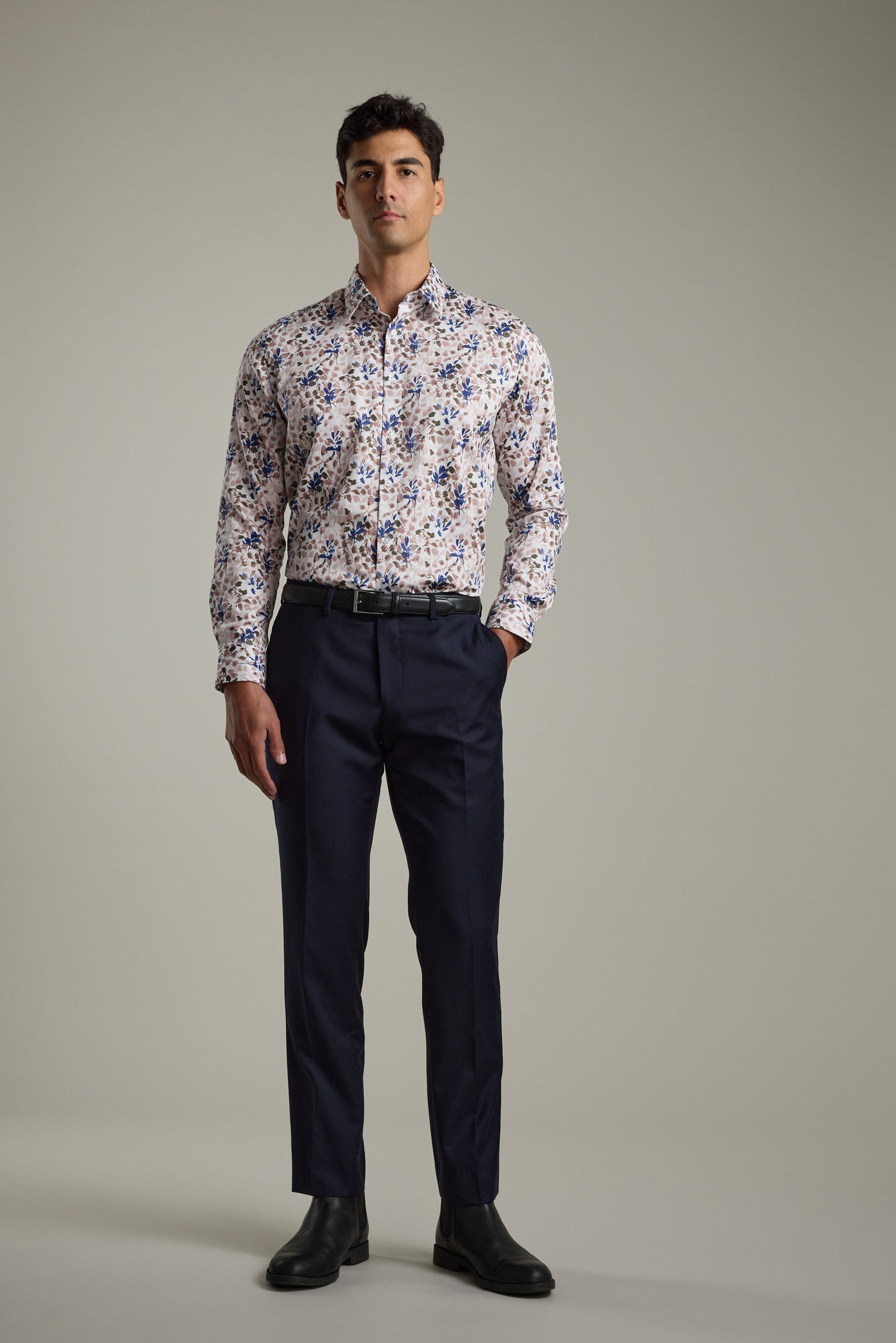 Lyon Print Business Shirt