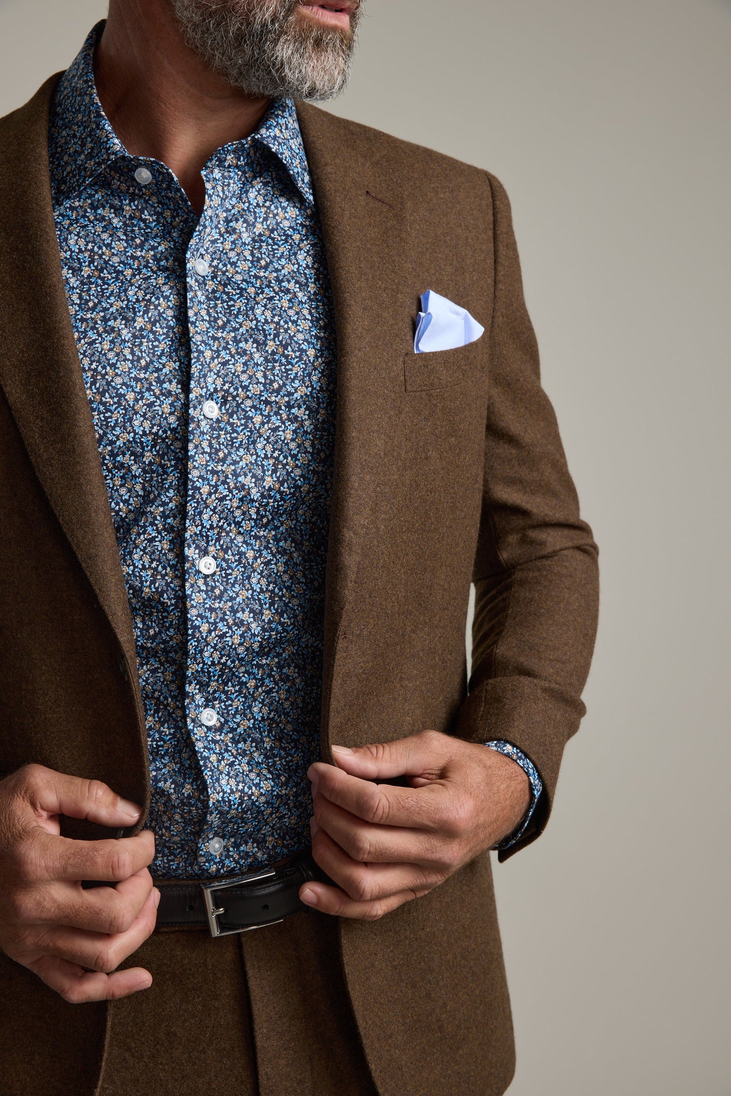Heywood Print Business Shirt