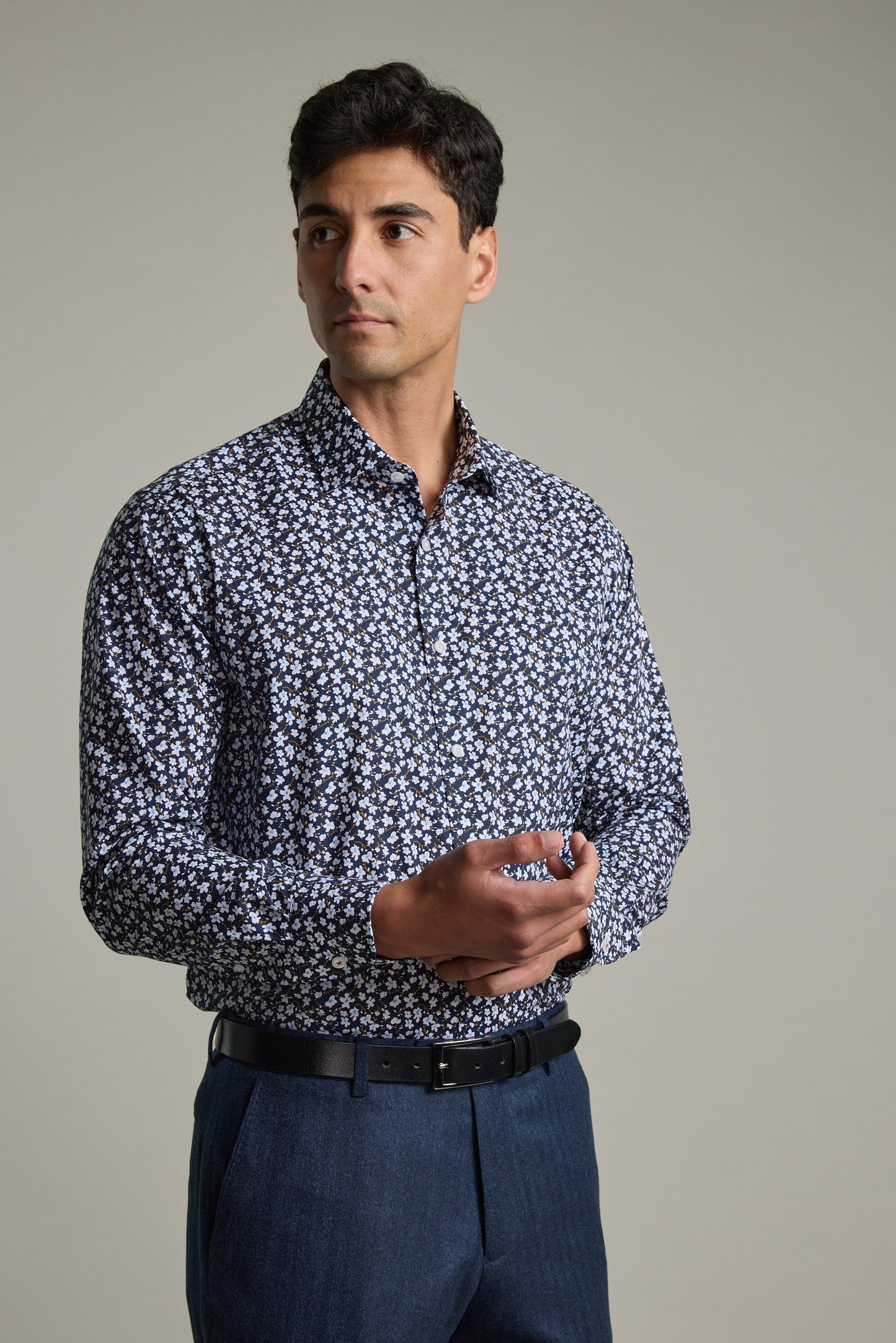 Shelley Print Business Shirt