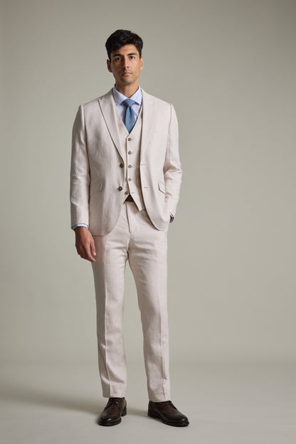 Somerton Linen Texture Waistcoat
