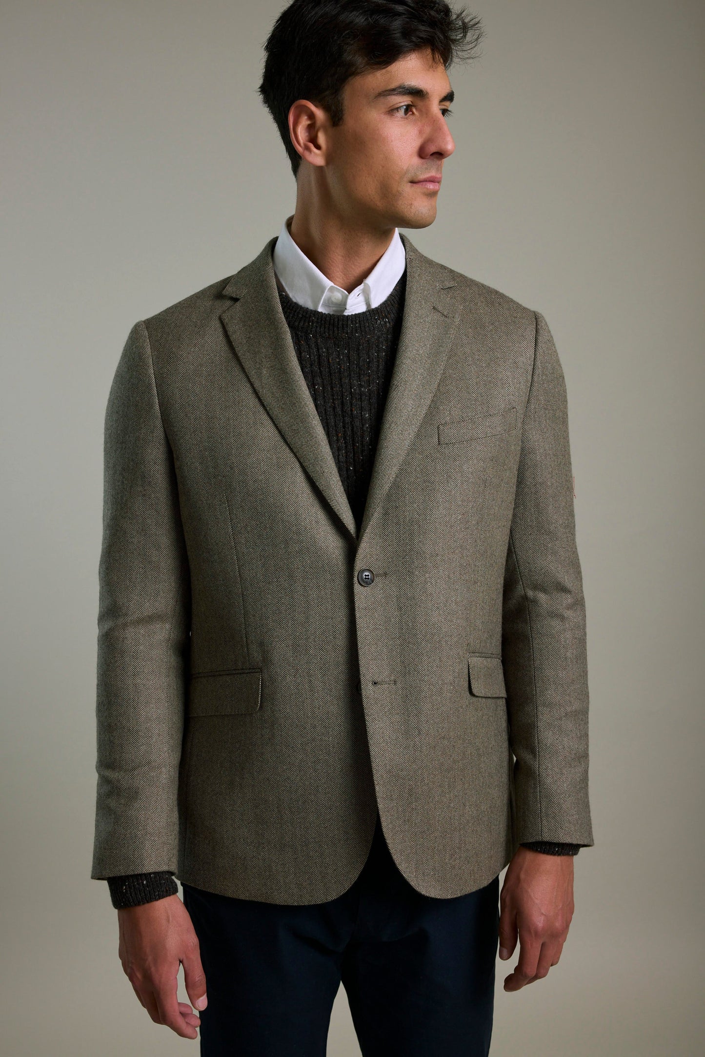 Owen Herringbone Blazer