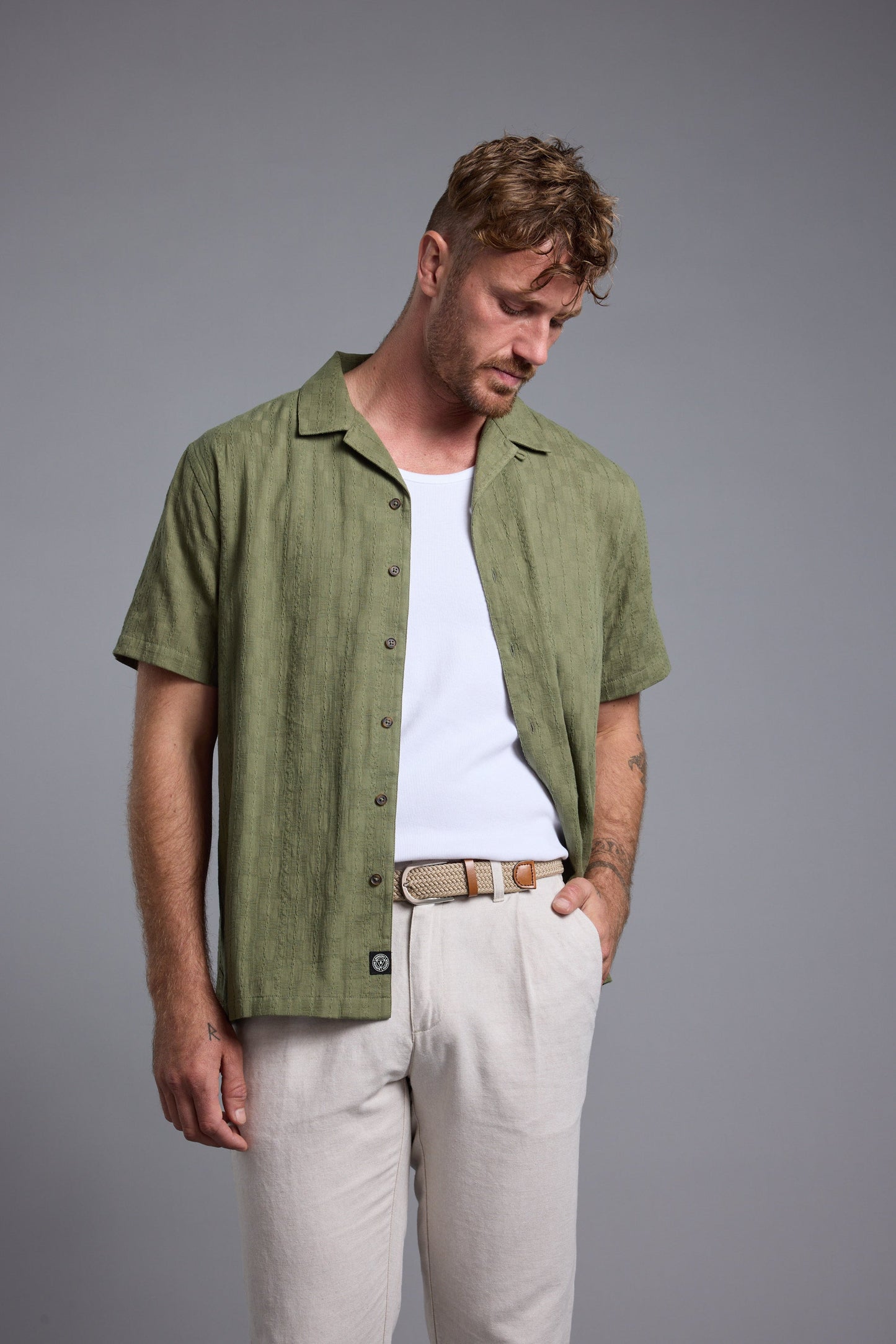 Otis Stripe Cuban Shirt
