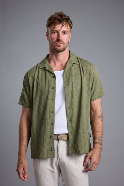 Otis Stripe Cuban Shirt