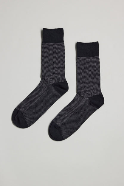Broken Twill Dress Sock