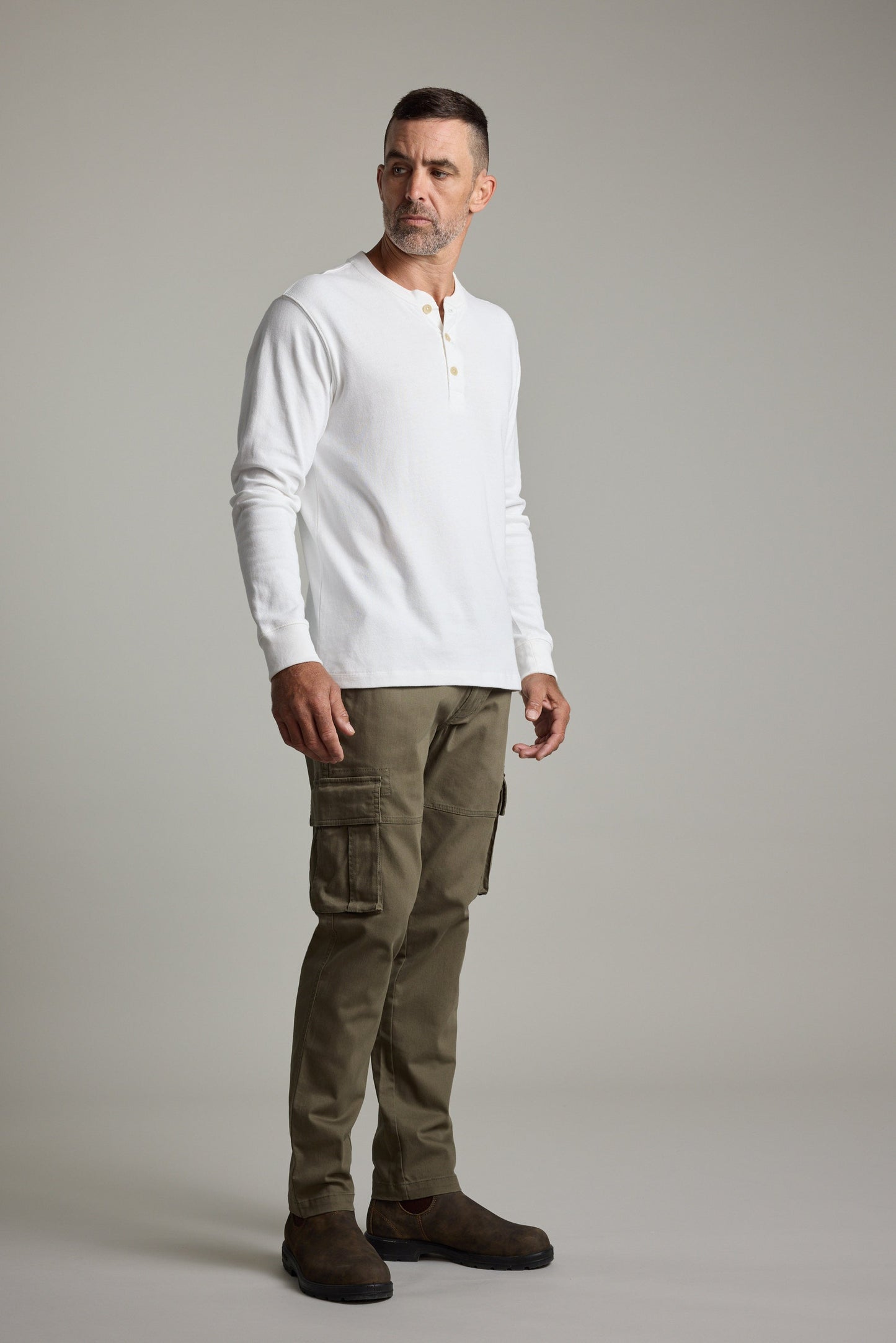 Langwood Long Sleeve Henley Tee