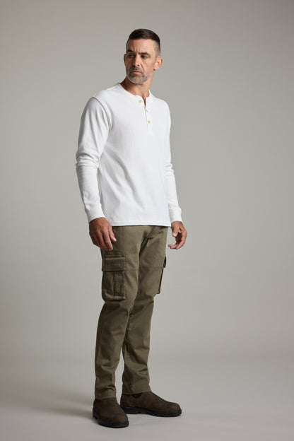 Langwood Long Sleeve Henley Tee