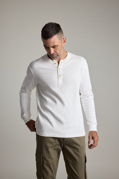 Langwood Long Sleeve Henley Tee