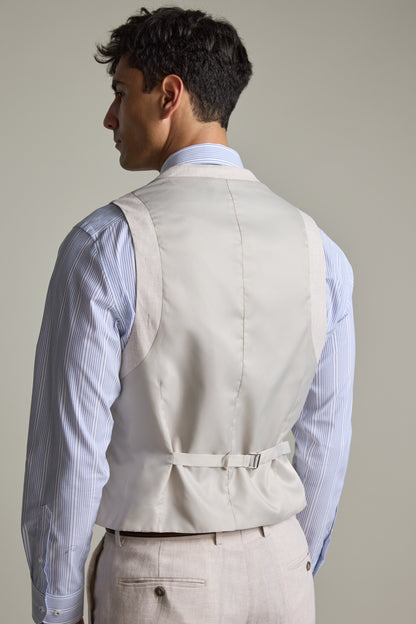Somerton Linen Texture Waistcoat