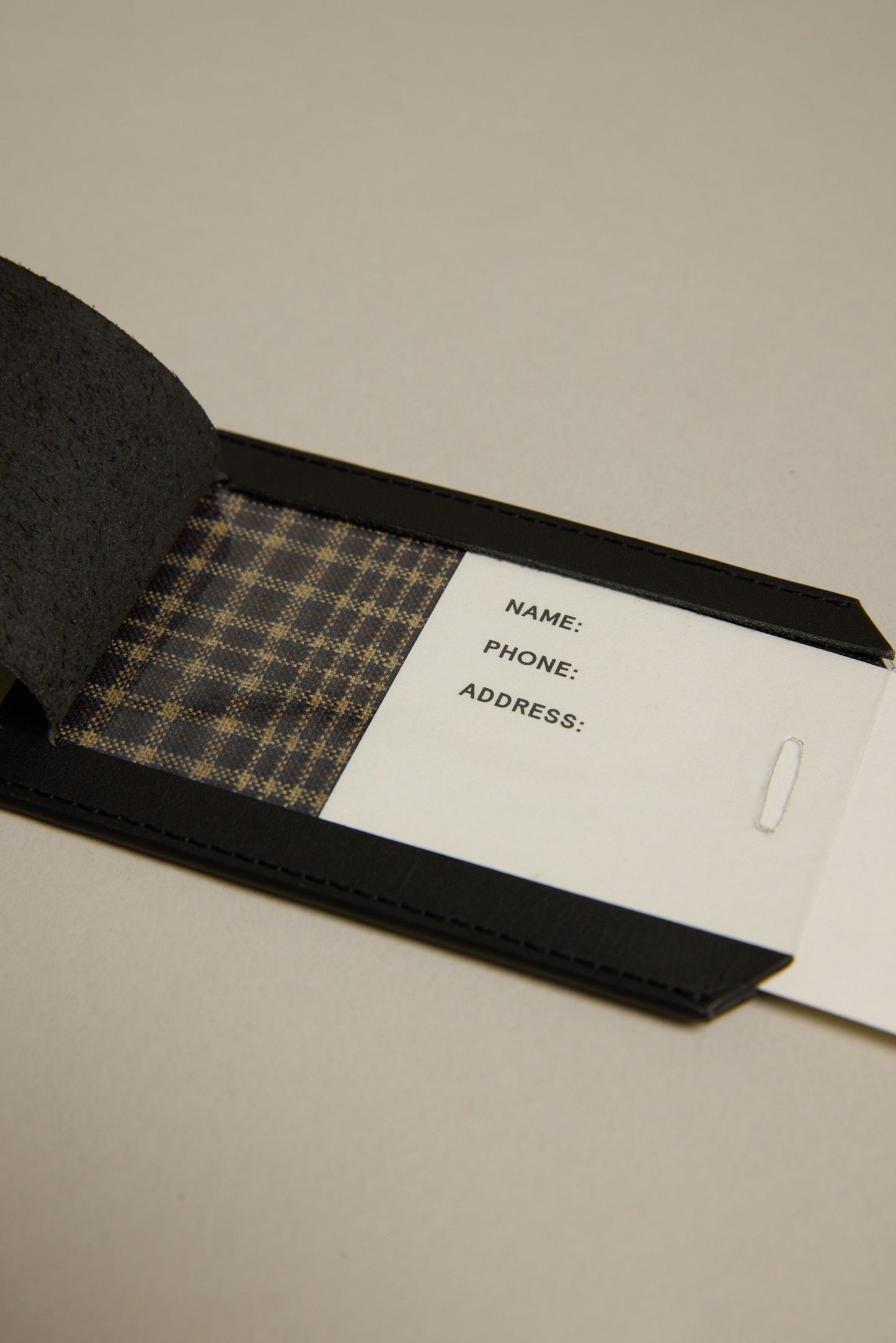 Voyage Leather Luggage Tag