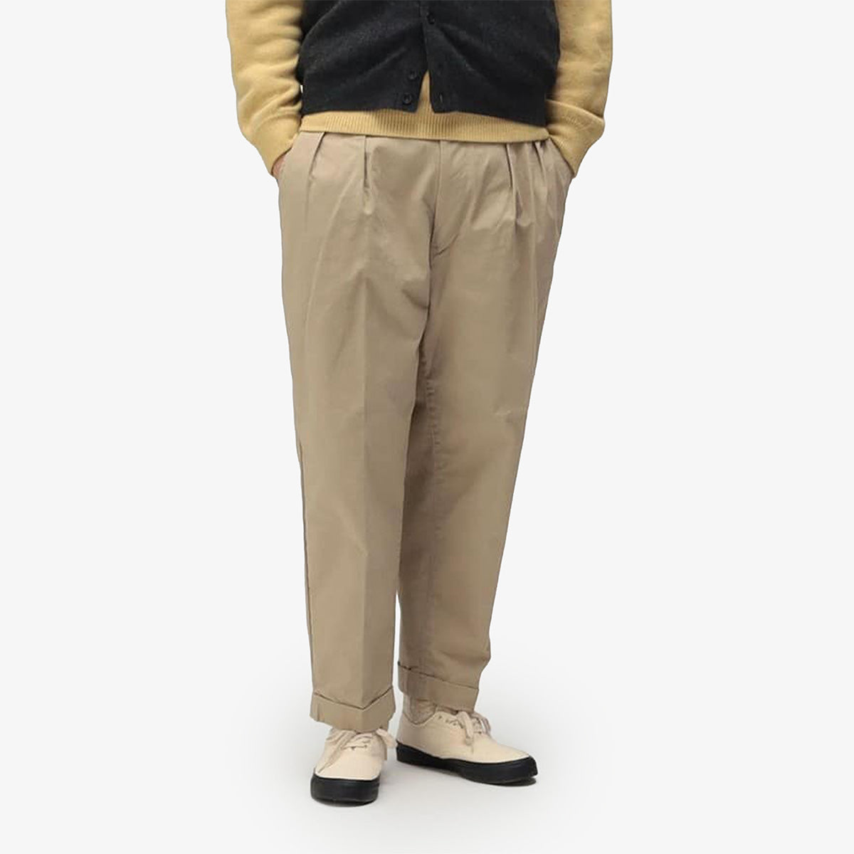 Beams Plus 2 Pleats PE Twill Pant