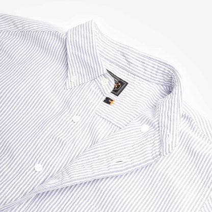 Beams Plus Button Down Oxford Candy Stripe Shirt