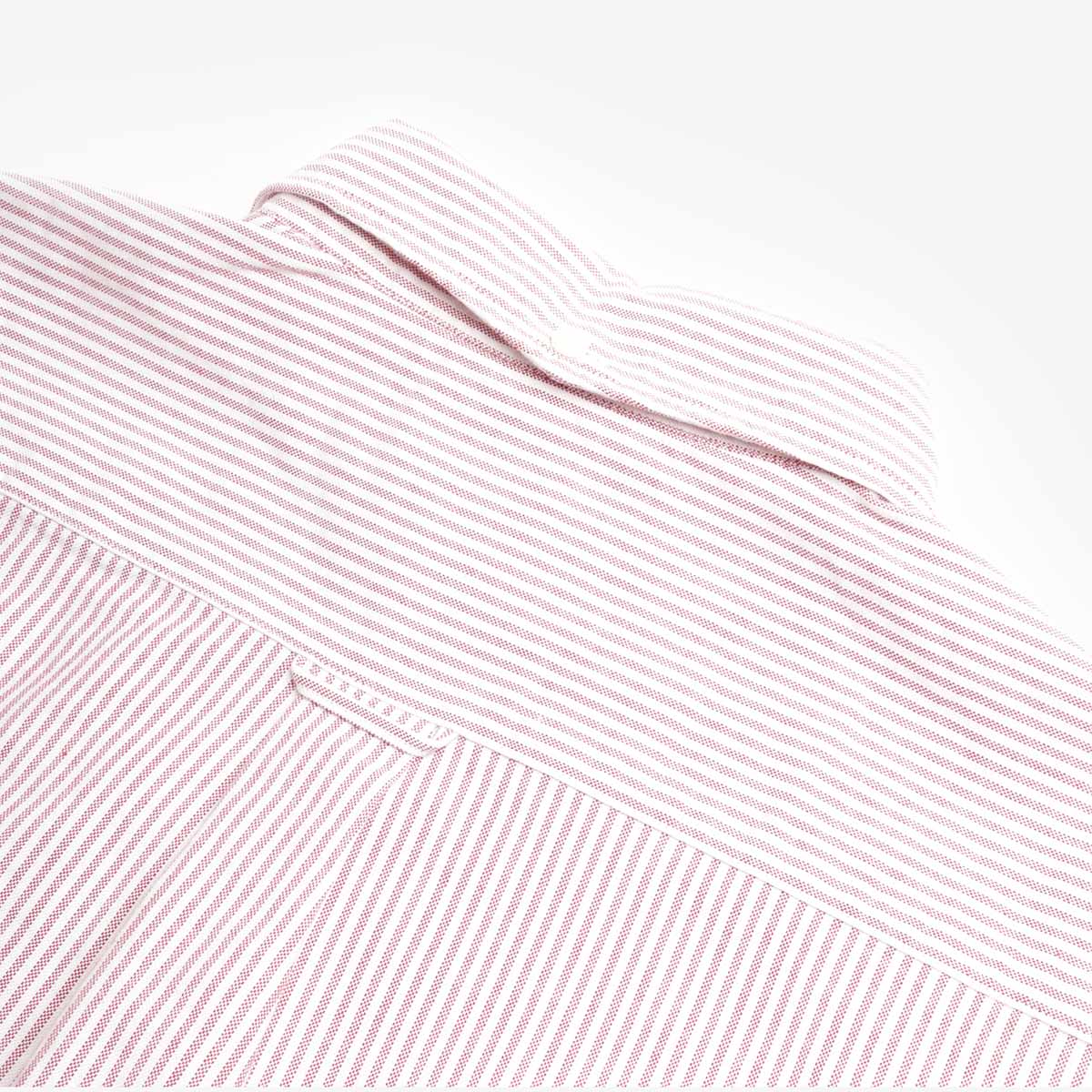 Beams Plus Button Down Oxford Candy Stripe Shirt