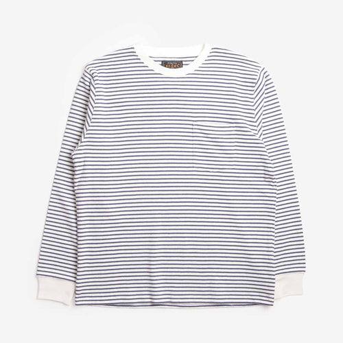 Beams Plus Pocket Inlay Stripe T-Shirt