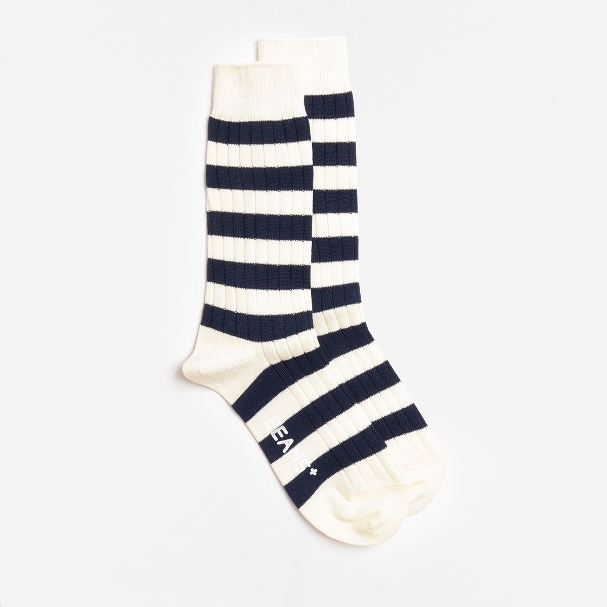 Beams Plus Rib Border Socks