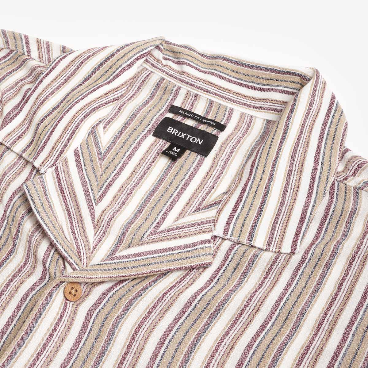 Brixton Bunker Twisted Stripe Woven Shirt