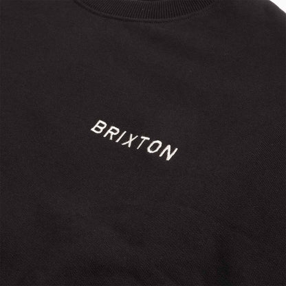 Brixton Embroidered Heavyweight Crew Sweatshirt