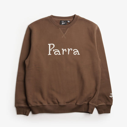 By Parra Weird Trad Logo Crew Neck Sweatshirt
