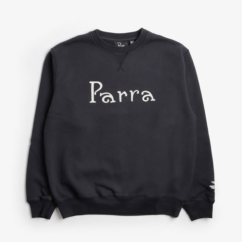By Parra Weird Trad Logo Crew Neck Sweatshirt