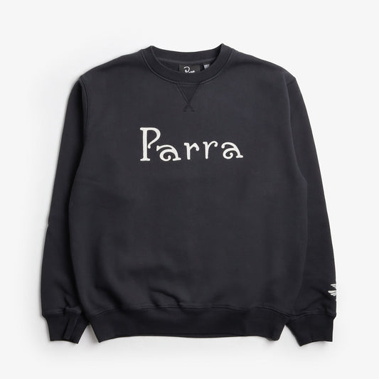 By Parra Weird Trad Logo Crew Neck Sweatshirt