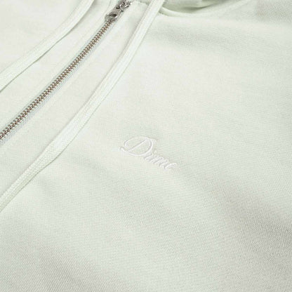 Dime Cursive Small Logo Zip Hoodie