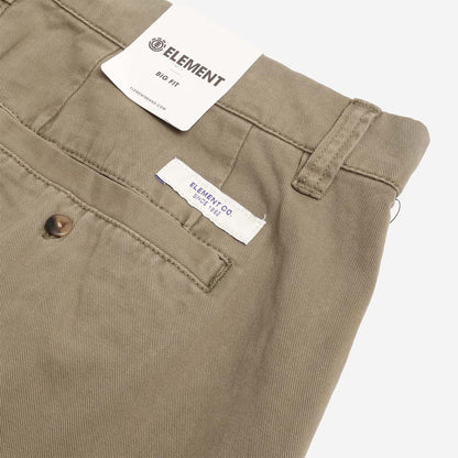 Element Big Pleated Chino Pant