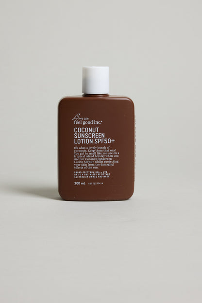 Feel Good 50+ SPF Coconut Sunscreen