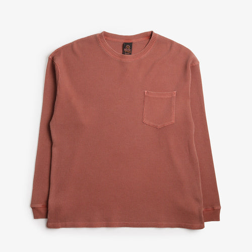 FrizmWORKS Pigment Dyeing Waffle Pocket T-Shirt