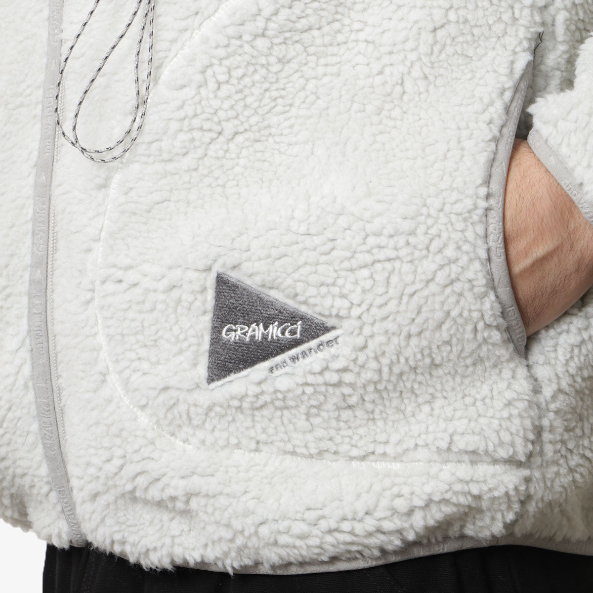 Gramicci x And Wander JQ Tape Fleece Jacket