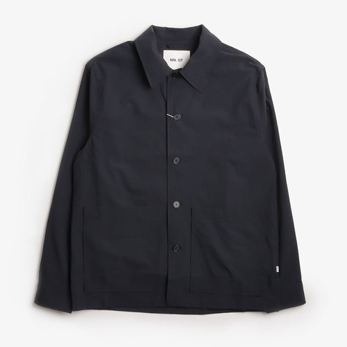 NN.07 Blaze Seersucker Overshirt