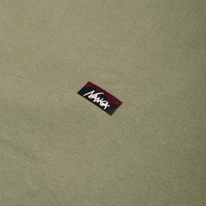 Nanga Eco Hybrid Box Logo Embroidery Long Sleeve T-Shirt