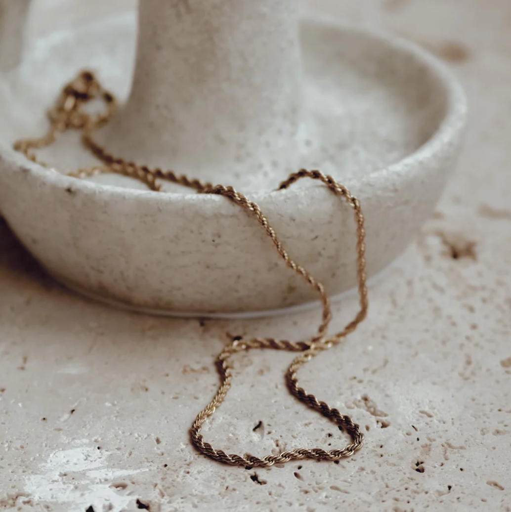 mini rope chain necklace