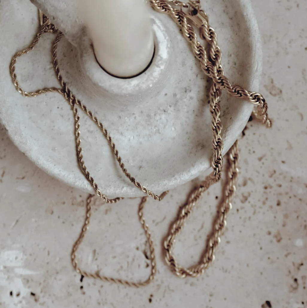 mini rope chain necklace