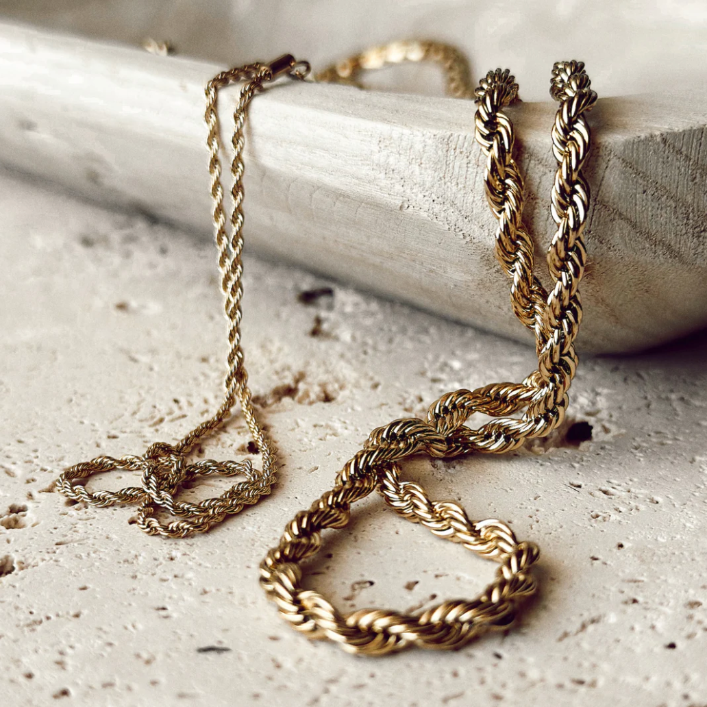 mini rope chain necklace