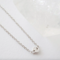 little moon disc necklace