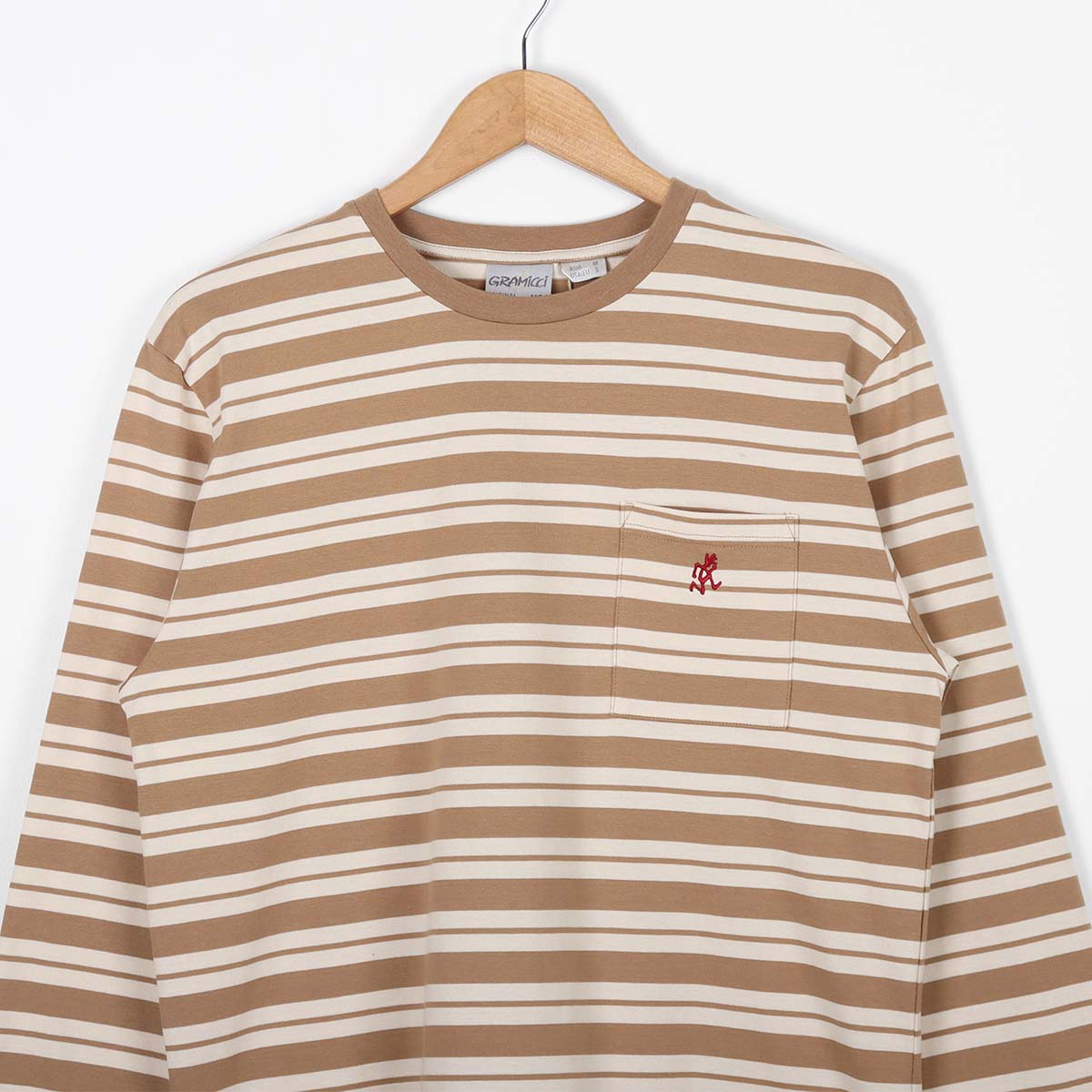 Gramicci Striped One Point Long Sleeve T-shirt